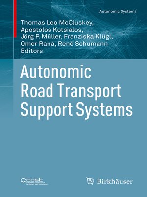cover image of Autonomic Road Transport Support Systems